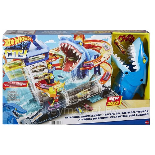 Игровой набор Hot Wheels Атака акулы Хот Вилс HDP06