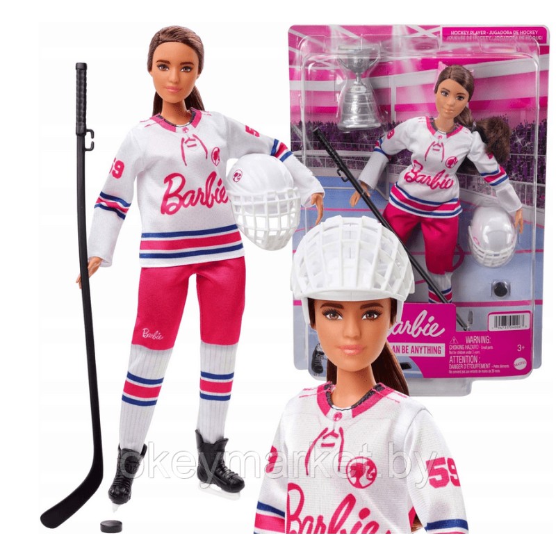 Кукла Barbie Зимние виды спорта Хоккеистка HFG74
