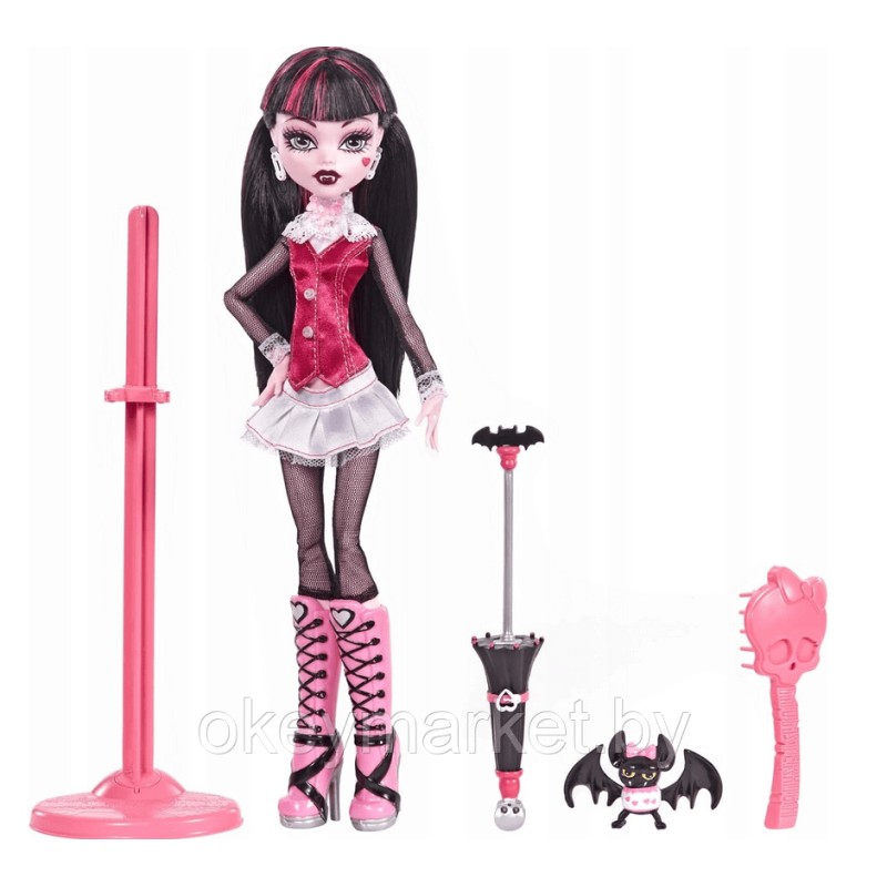 Кукла Mattel Monster High - Дракулаура + питомец летучая мышь - Монстр Хай HGC29