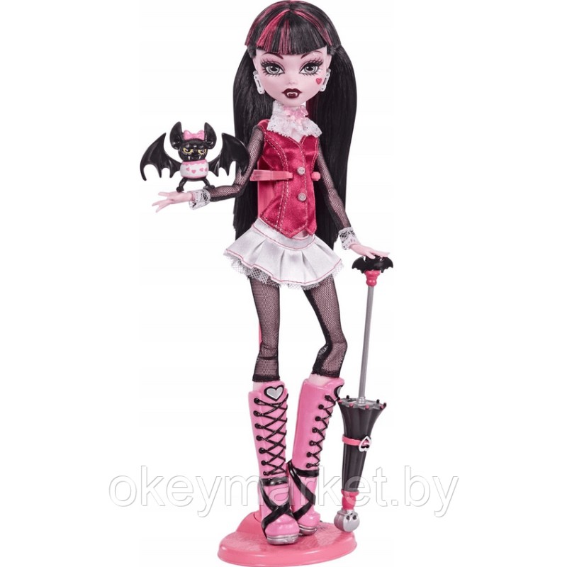 Кукла Mattel Monster High - Дракулаура + питомец летучая мышь - Монстр Хай HGC29