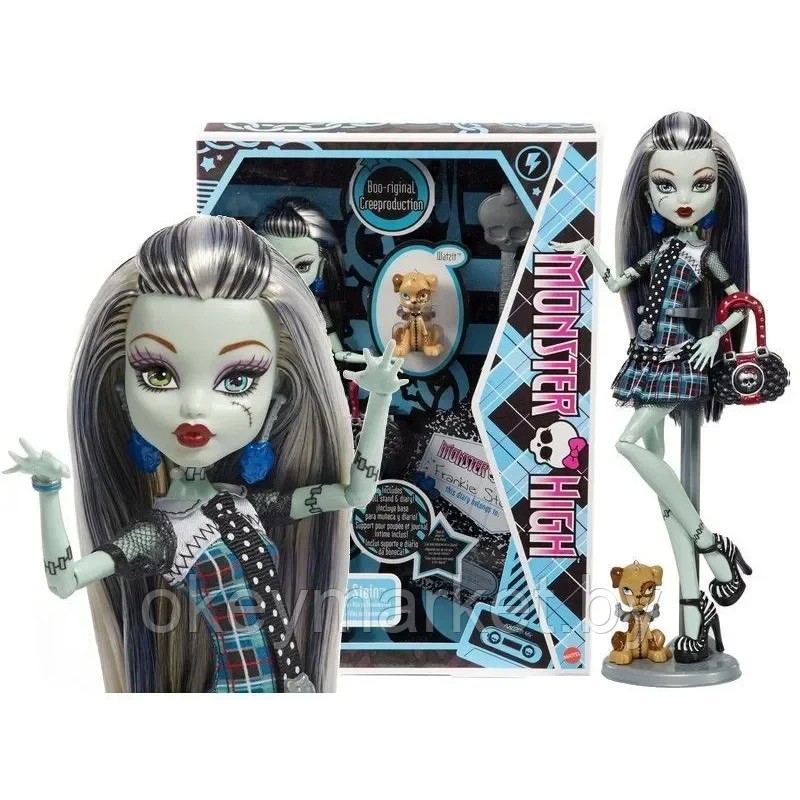Кукла Mattel Monster High - Фрэнки Штейн + питомец Ватзит Монстр Хай HGC31