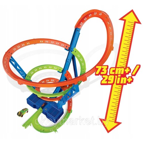 Игровой набор Hot Wheels Авария на скоростной спирали HGV67