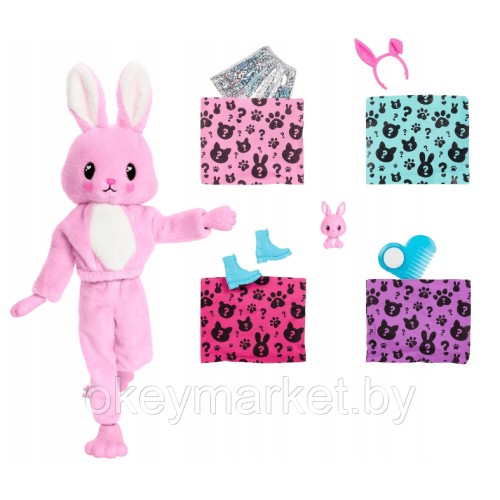 Кукла Barbie Cutie Reveal Кролик HHG19