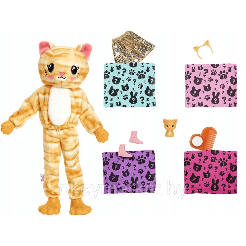 Кукла Barbie Cutie Reveal Котик HHG20