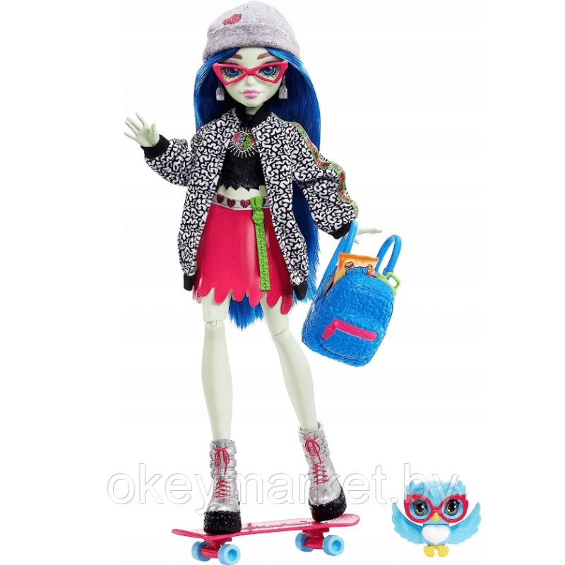Кукла Монстер Хай Гулия Йелпс с питомцем - Monster High HHK58