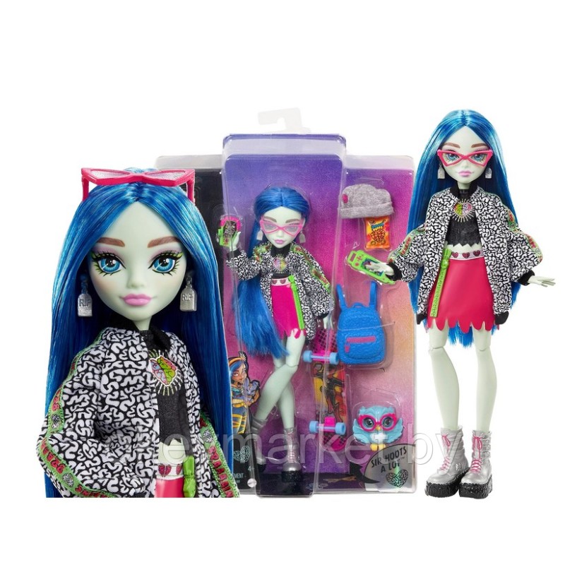 Кукла Монстер Хай Гулия Йелпс с питомцем - Monster High HHK58