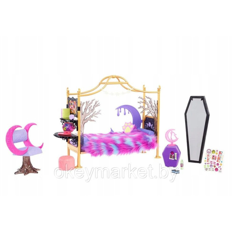 Игровой набор Монстр Хай Спальня Клодин Вульф - Monster High HHK64
