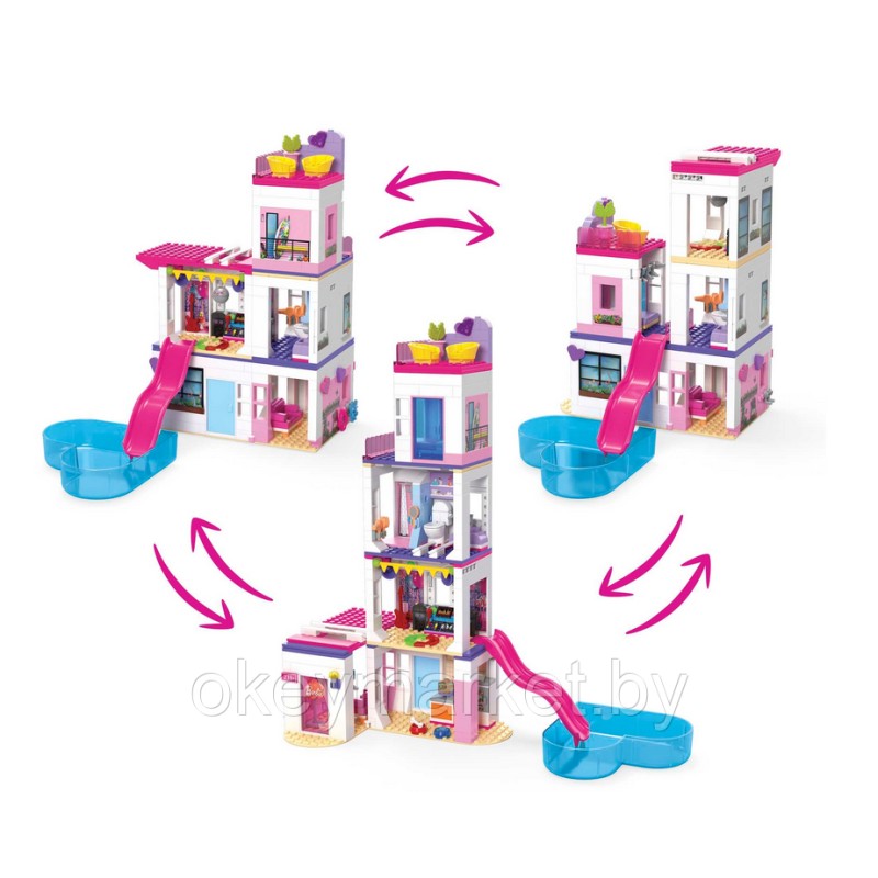 Конструктор Mega Bloks Barbie DreamHouse HHM01