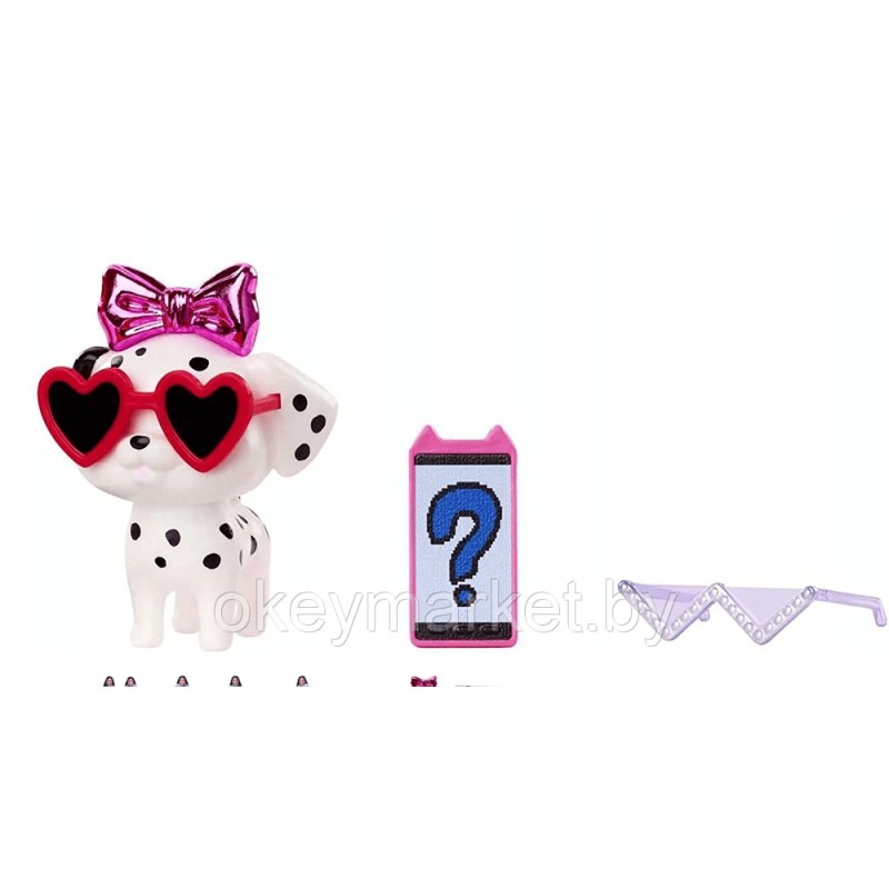 Кукла Barbie Экстра брюнетка в серебристом наряде HHN07