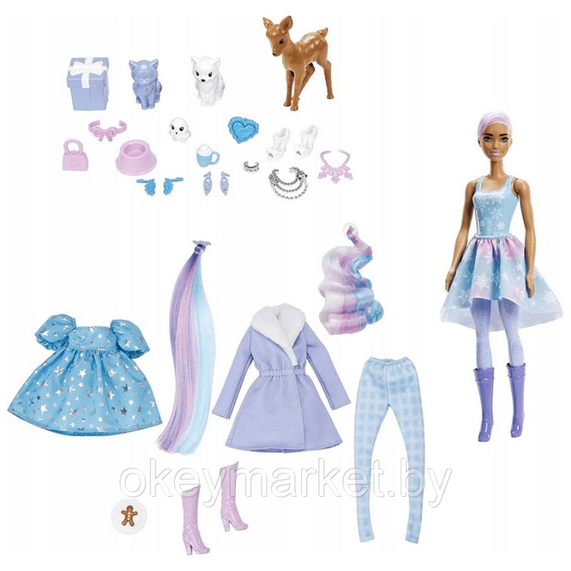Адвент календарь Barbie Color Reveal HJD60