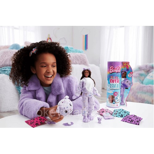 Кукла Barbie Cutie Reveal Мишка HJL57