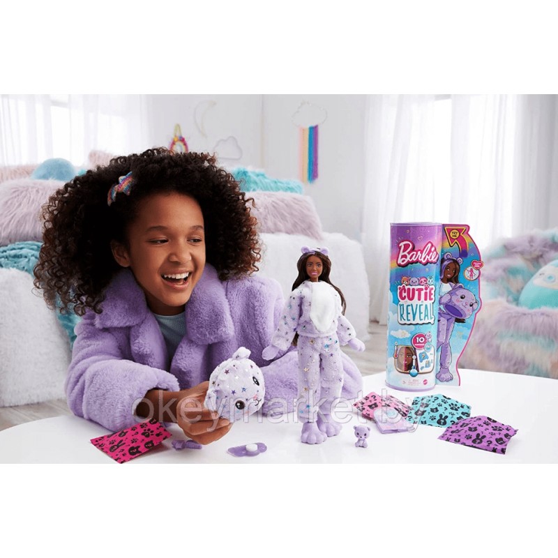 Кукла Barbie Cutie Reveal Мишка HJL57
