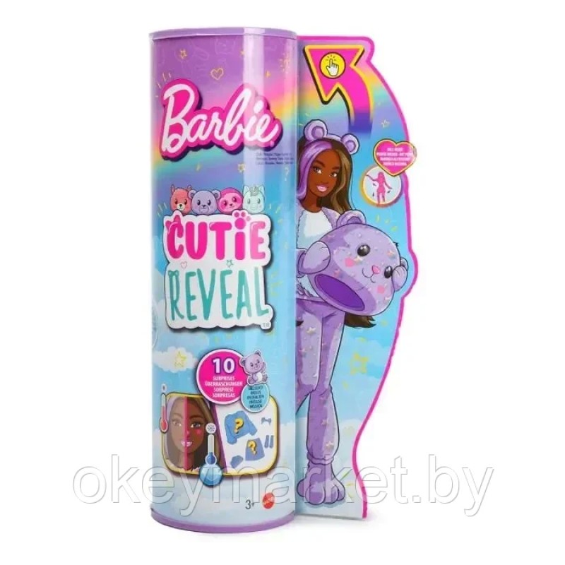 Кукла Barbie Cutie Reveal Мишка HJL57
