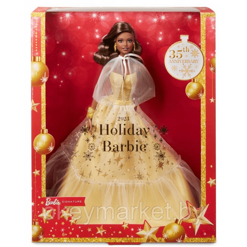 Коллекционная кукла Mattel Barbie Signature 2023 Holiday HJX05
