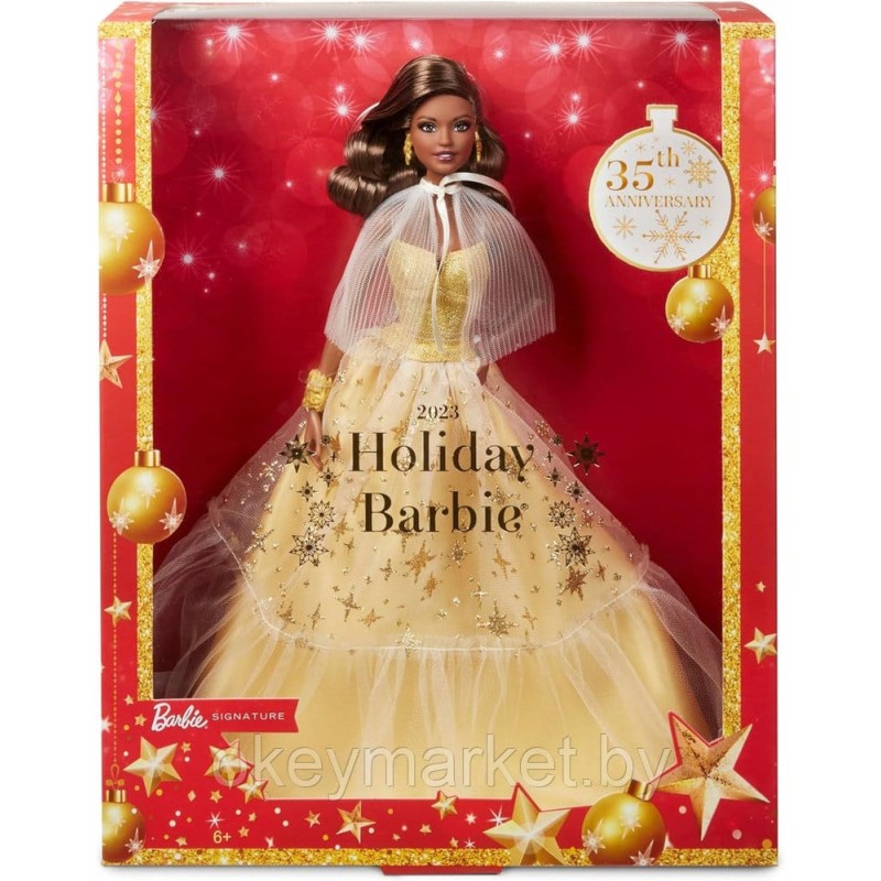 Коллекционная кукла Mattel Barbie Signature 2023 Holiday HJX05