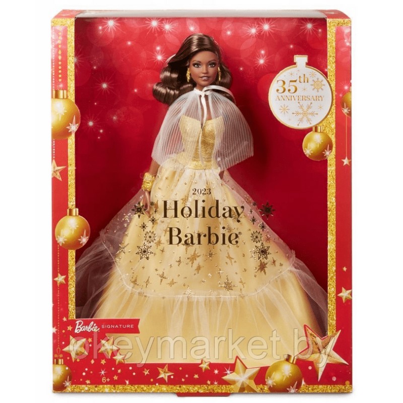 Коллекционная кукла Mattel Barbie Signature 2023 Holiday HJX05