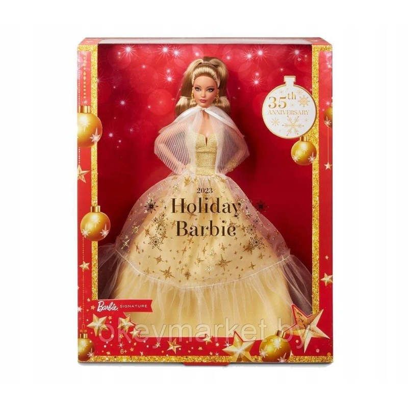 Коллекционная кукла Mattel Barbie Signature 2023 Holiday HJX06