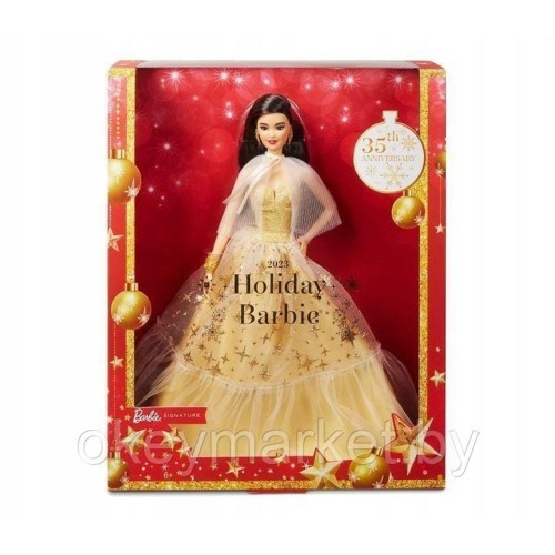 Коллекционная кукла Mattel Barbie Signature 2023 Holiday HJX07