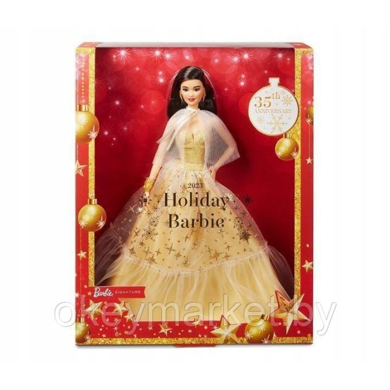 Коллекционная кукла Mattel Barbie Signature 2023 Holiday HJX07