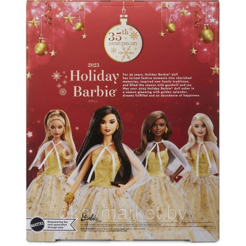 Коллекционная кукла Mattel Barbie Signature 2023 Holiday HJX07