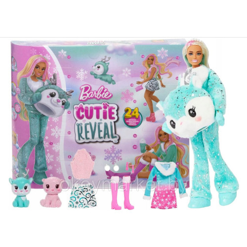 Адвент календарь Barbie Cutie Reveal HJX76