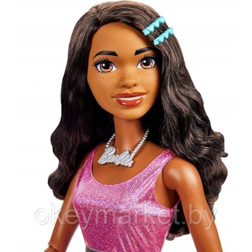 Кукла Mattel Barbie - Большая Кукла 70 см в розовом платье - Барби HJY03
