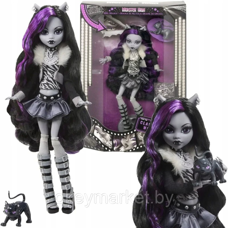 Кукла Mattel Монстер Хай Reel Drama Клодин Вульф - Monster High HKN28