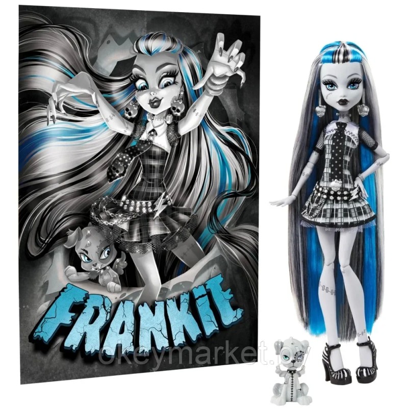 Кукла Mattel Монстер Хай Reel Drama Френки Штейн - Monster High HKN29