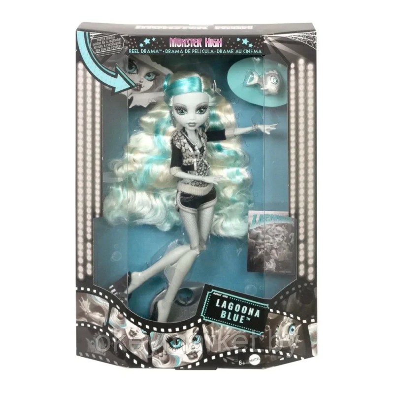 Кукла Mattel Монстер Хай Reel Drama Лагуна Блю - Monster High HKN30