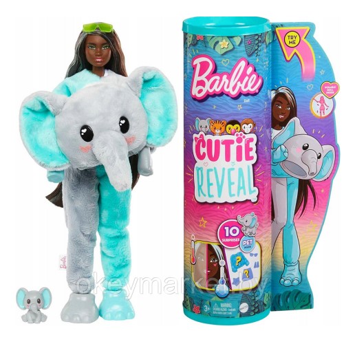 Кукла Barbie Cutie Reveal Слоник HKP98