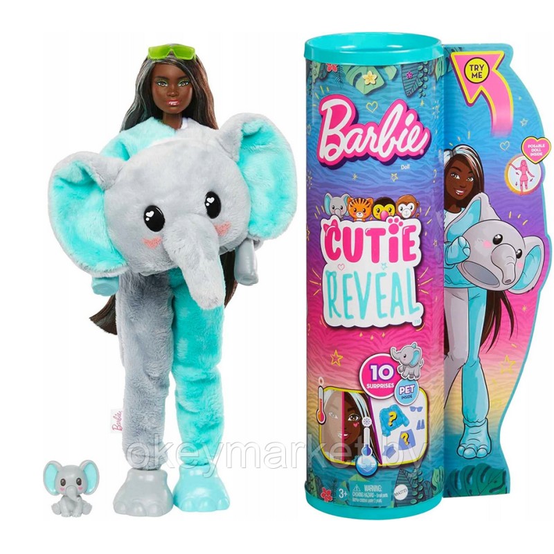 Кукла Barbie Cutie Reveal Слоник HKP98