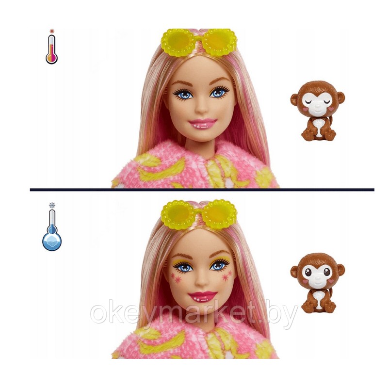 Кукла Barbie Cutie Reveal Обезьянка HKR01