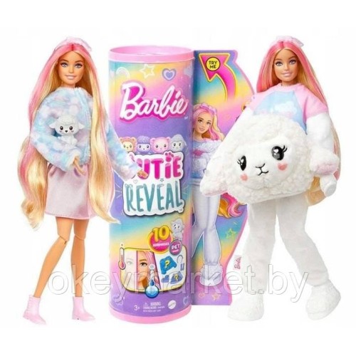 Кукла Barbie Cutie Reveal ягнёнок HKR03