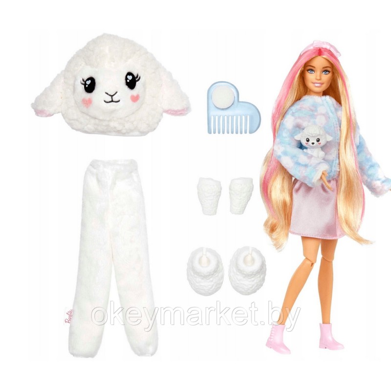 Кукла Barbie Cutie Reveal ягнёнок HKR03