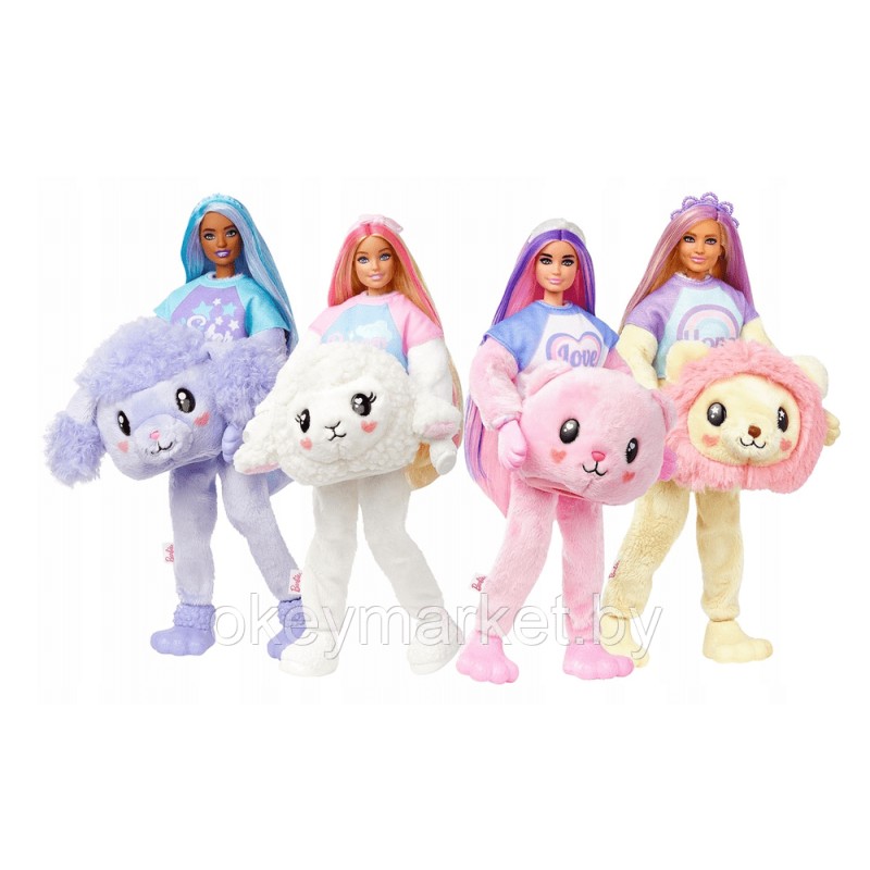 Кукла Barbie Cutie Reveal мишка Тедди HKR04