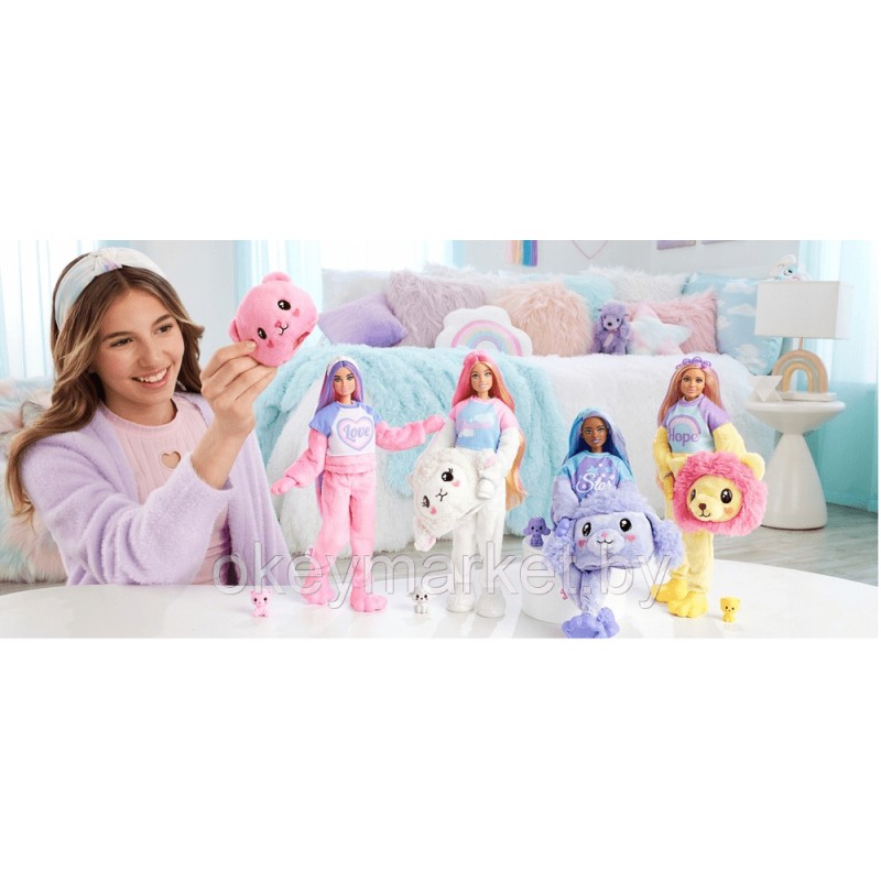 Кукла Barbie Cutie Reveal Лев HKR06