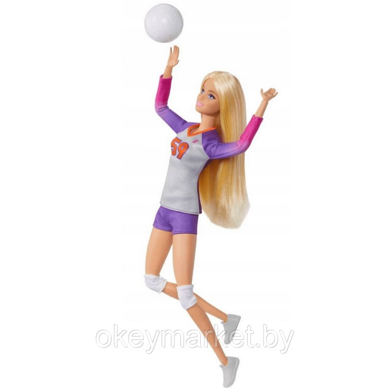 Кукла Barbie Mattel Безграничные движения Волейбол HKT72