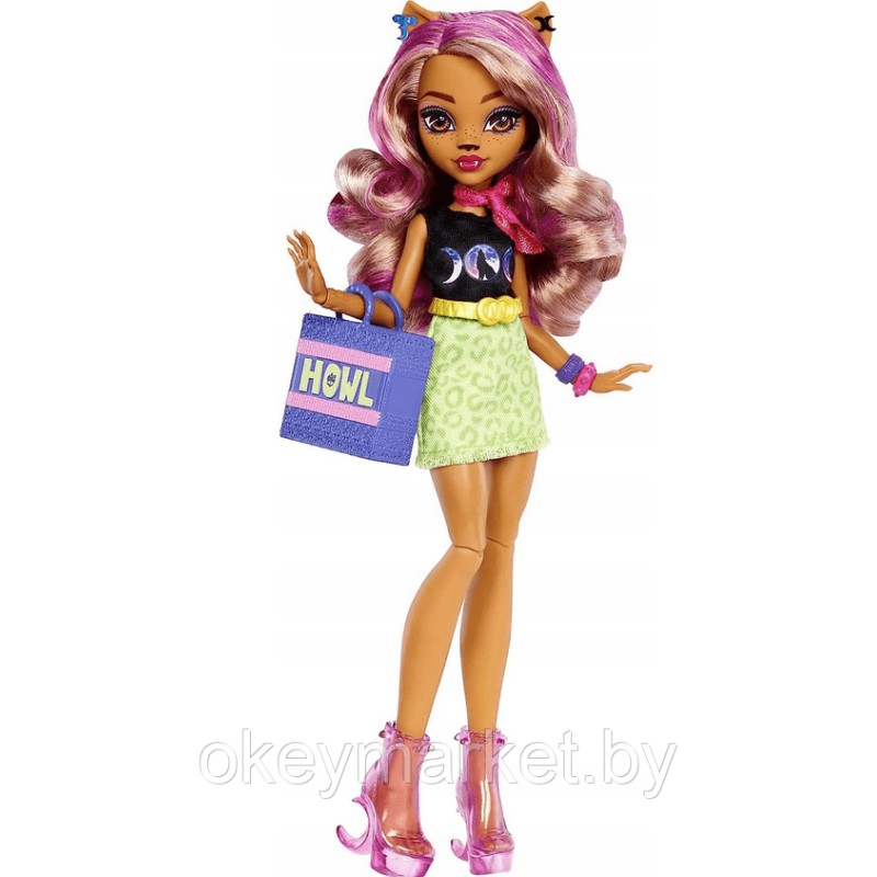 Кукла Монстр Хай Monster High Клодин Вульф - Модный комплект, HKY70