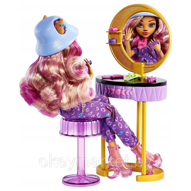 Кукла Монстр Хай Monster High Клодин Вульф - Модный комплект, HKY70