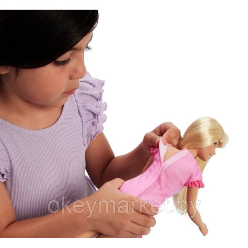 Кукла Barbie Моя первая Барби - Блондинка в розовом HLL19