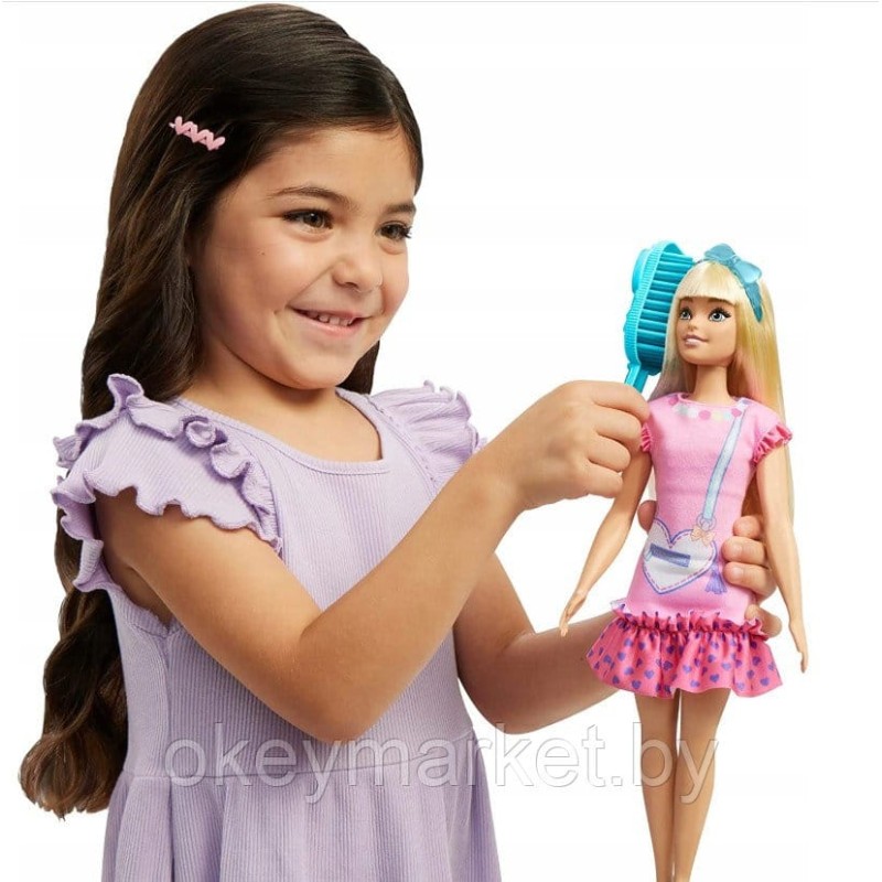 Кукла Barbie Моя первая Барби - Блондинка в розовом HLL19