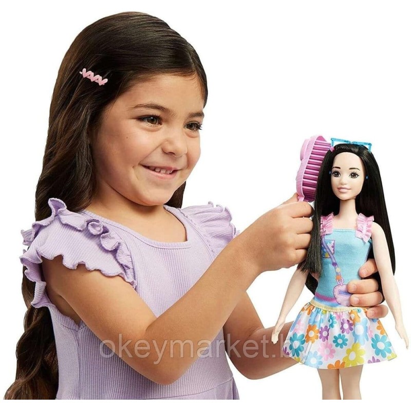 Кукла Barbie Моя первая Барби - Брюнетка с лисой HLL22