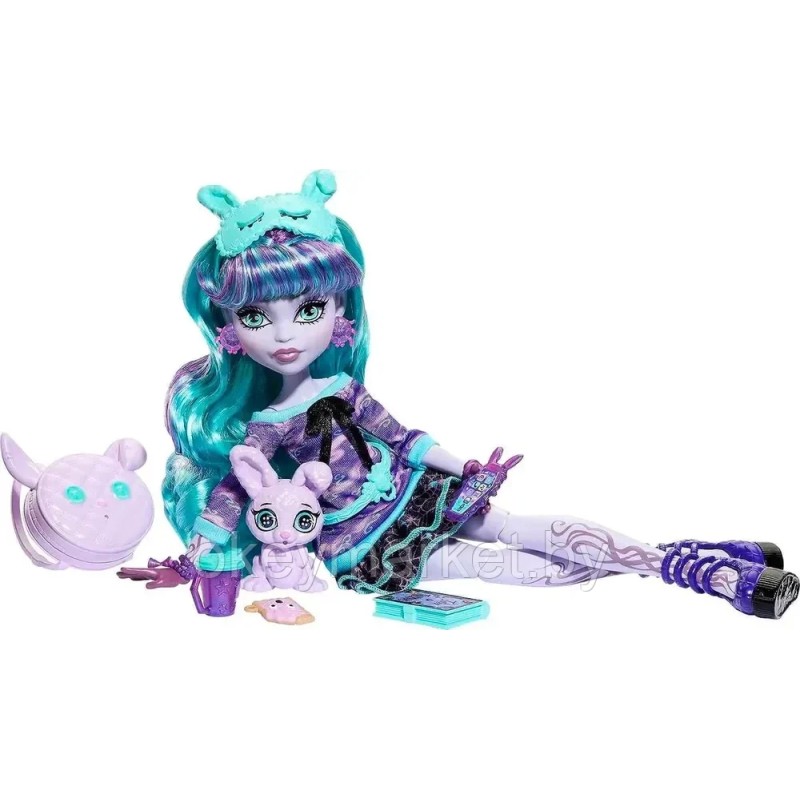 Кукла Monster High Пижамная вечеринка Твайла - Монстер Хай HLP87