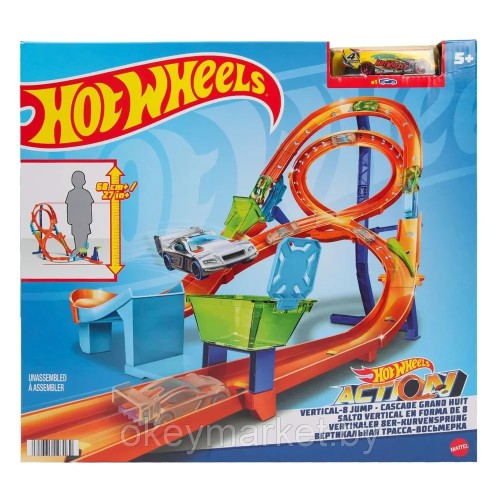 Трек Hot Wheels Вертикальный прыжок 8 HMB15