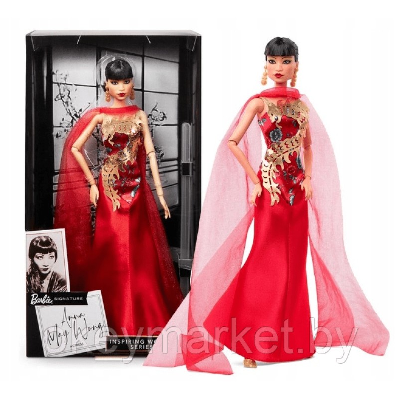Коллекционная кукла Mattel Barbie Inspiring Women Series Anna May Wong Doll HMT97
