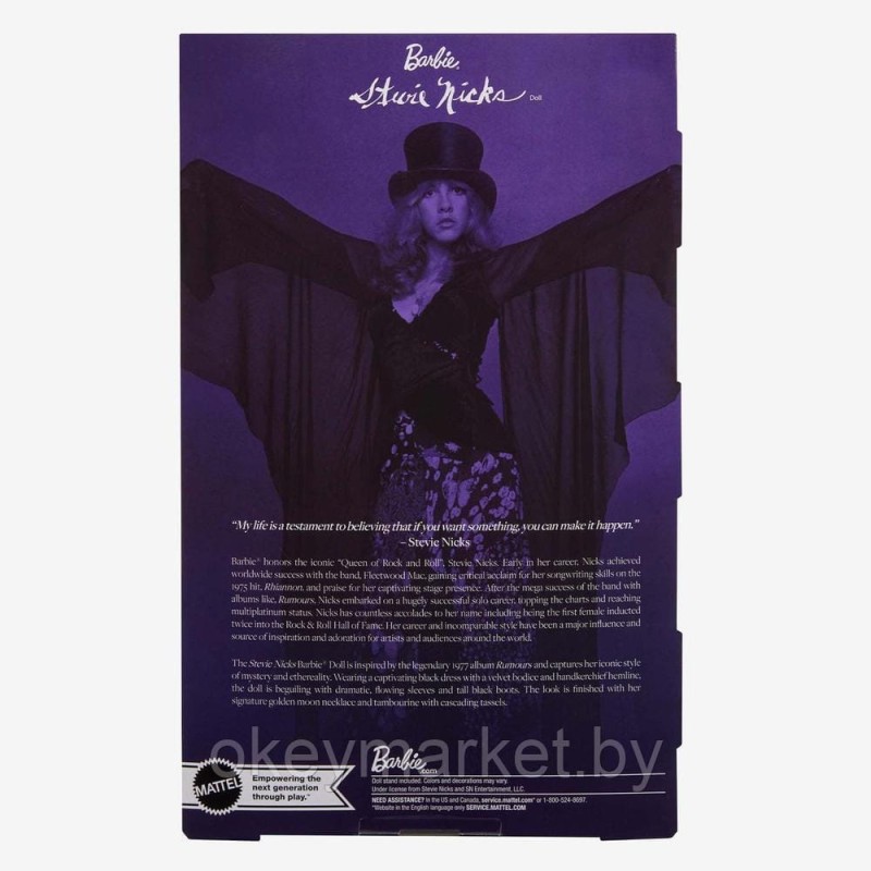 Коллекционная кукла Mattel Barbie Signature Барби рок - звезда Stevie Nicks HMV00