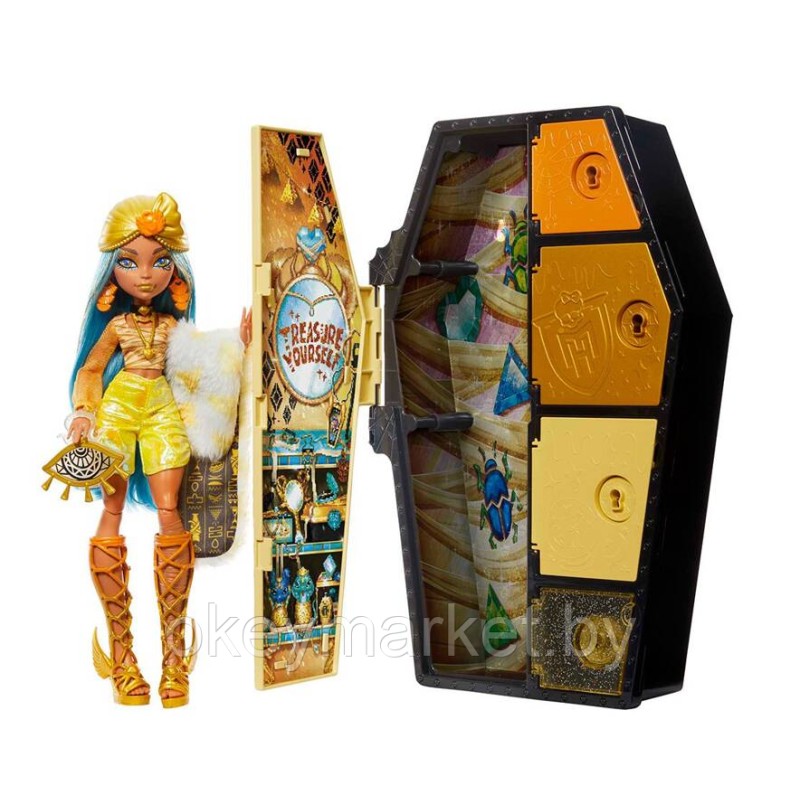 Кукла Монстер Хай Клео де Нил Skulltimate Secrets Monster High HNF76