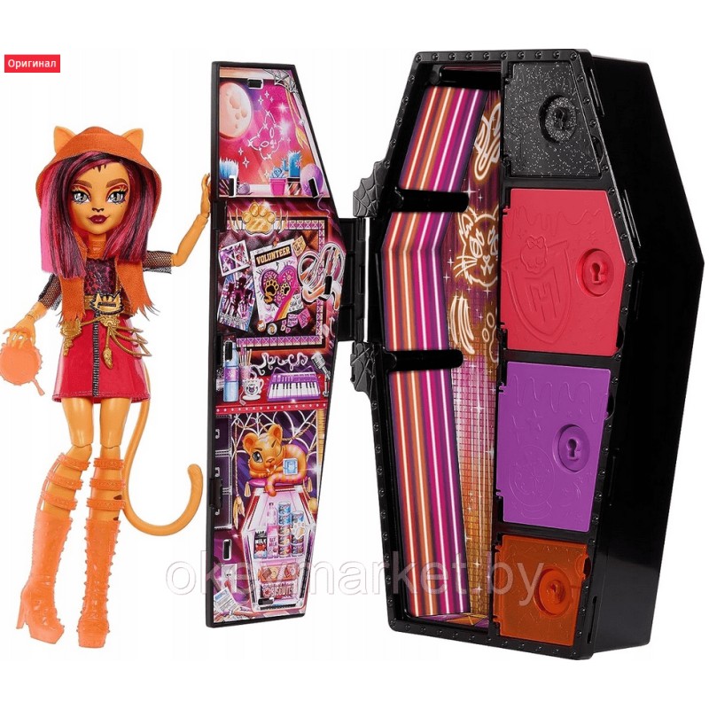 Кукла Mattel Monster High Торалей Страйп Neon Frights HNF80