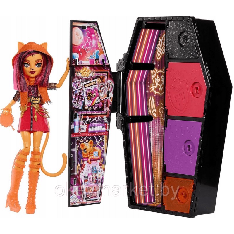 Кукла Mattel Monster High Торалей Страйп Neon Frights HNF80
