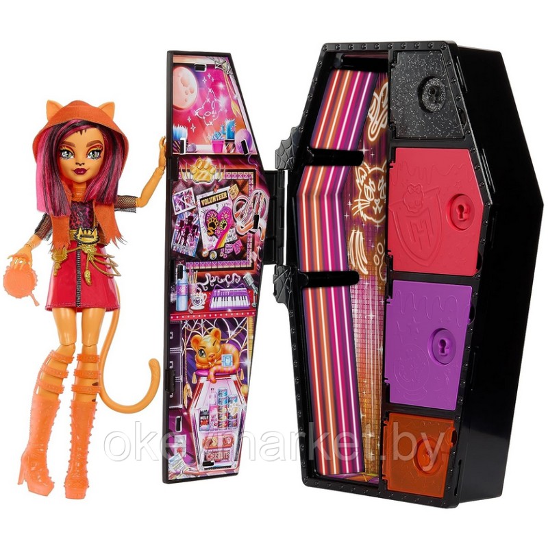 Кукла Mattel Monster High Торалей Страйп Neon Frights HNF80